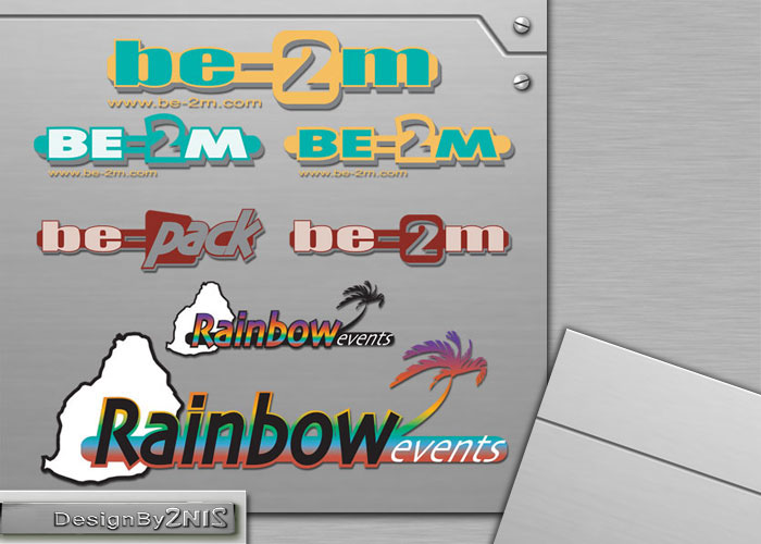 Logos Be-2m et Rainbow events
